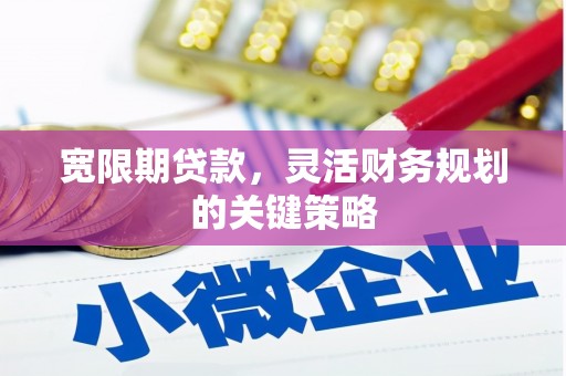 麻山宽限期贷款，灵活财务规划的关键策略