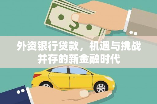 西安外资银行贷款，机遇与挑战并存的新金融时代