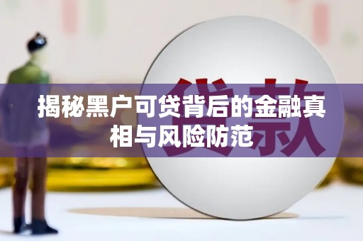 延庆揭秘黑户可贷背后的金融真相与风险防范