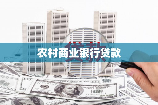 勉县农村商业银行贷款