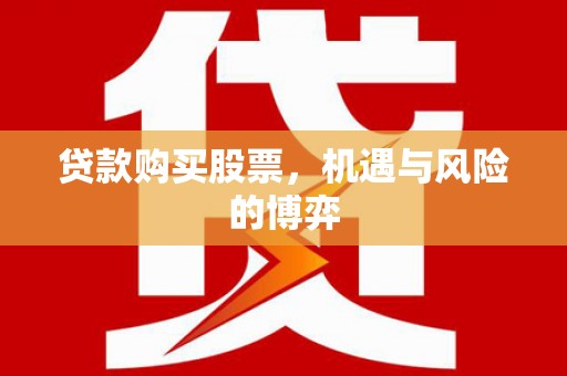民和贷款购买股票，机遇与风险的博弈