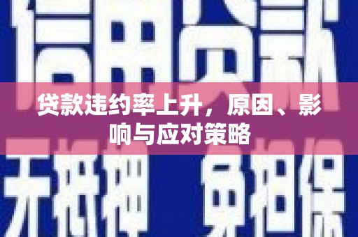 富川贷款违约率上升，原因、影响与应对策略