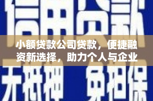 右江小额贷款公司贷款，便捷融资新选择，助力个人与企业成长