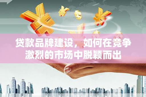 瑞芳贷款品牌建设，如何在竞争激烈的市场中脱颖而出