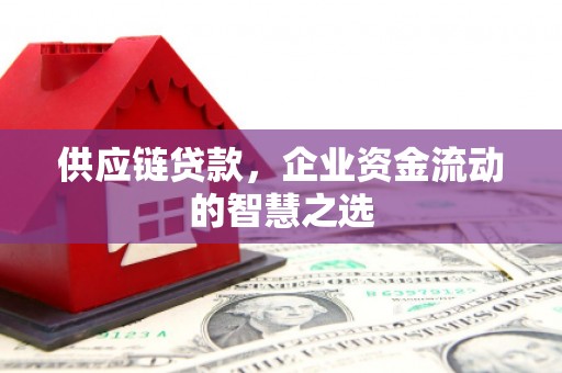 麦积供应链贷款，企业资金流动的智慧之选