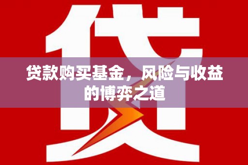 沙鹿贷款购买基金，风险与收益的博弈之道