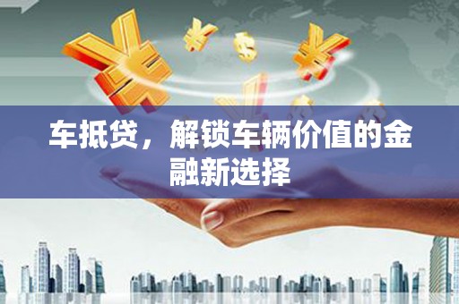武山车抵贷，解锁车辆价值的金融新选择